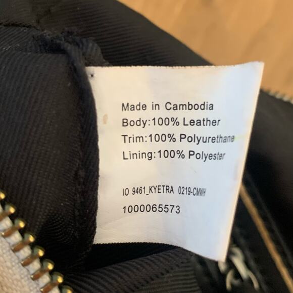 The Sak Collective Kyetra Leather Shoulder Bag Purse Stone Color Hobo - Picture 6 of 15